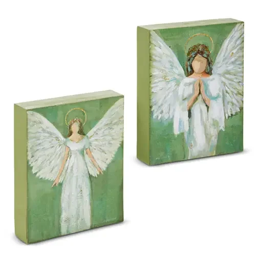 10″ Guardian Angel Block Art