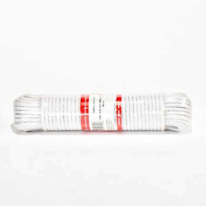 10 White Sash Cord, 5/16″ x 100‘