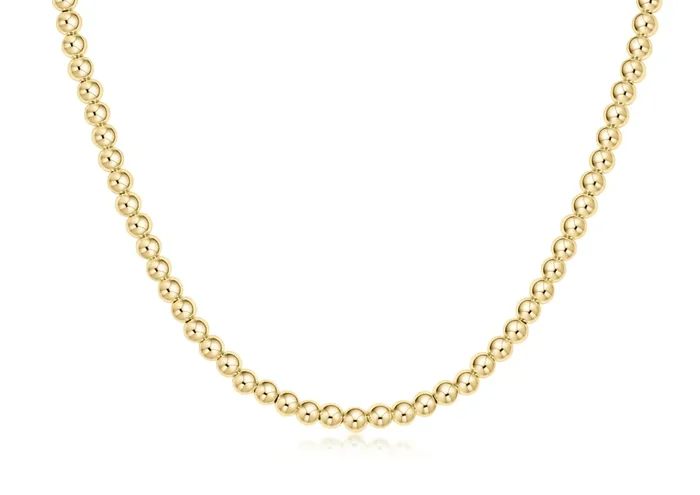 15″ Choker Classic Gold 5mm Bead