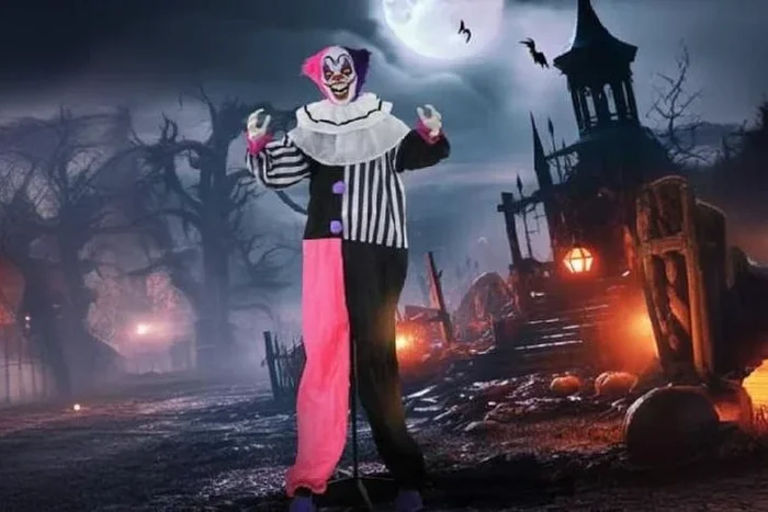 173cm Hilarious & Haunting Clown Decoration