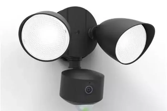 19W LED WiFi Outdoor Floodlight Camera with PIR Motion Sensor, Weatherproof, Adjustable Heads