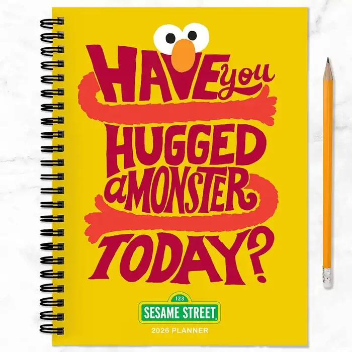 2026 Sesame Street Medium Weekly Monthly Planner Fun Diary Datebook Organizer 6.5″ x 8″