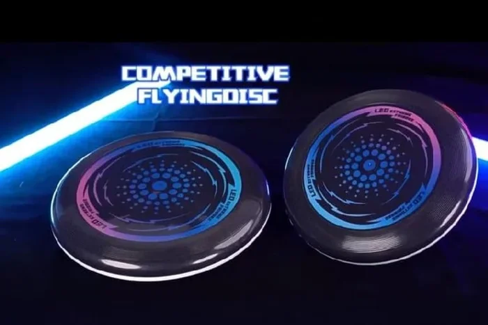 23cm Rechargeable LED Outdoor Flying Saucer – Weather-Resistant Light-Up Disc