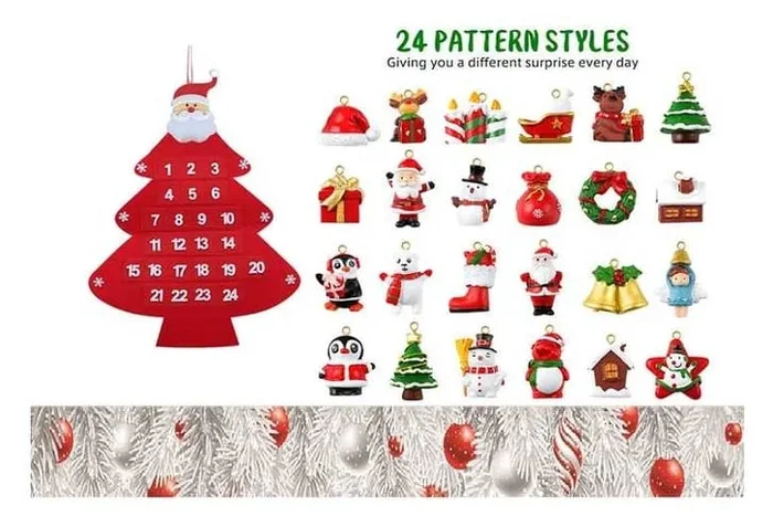 24 Day Magical Christmas Ornament Advent Calendar