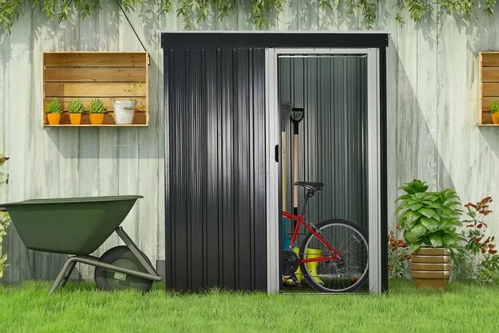 3ft Garden Storage Shed with Convenient Sliding Door