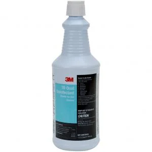 3M Quat Disinfectant Ready To Use Cleaner, 1 Quart (Pack Of 12)