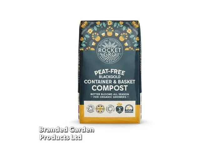 40L RocketGro Premium Container & Basket Compost – Nutrient-Rich, Peat-Free