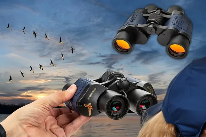 60x Magnification Binoculars with Precision Coordinate Telescope
