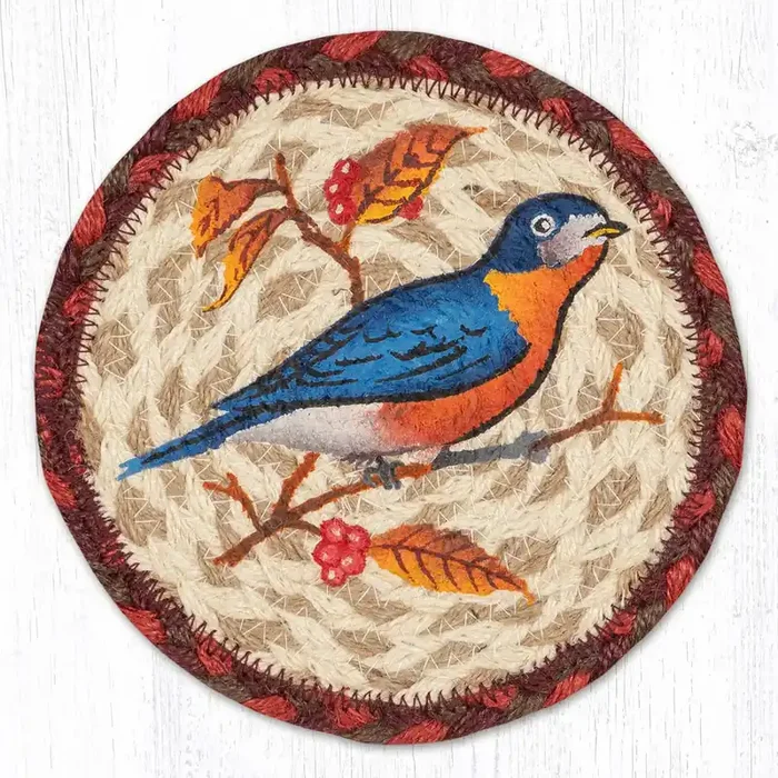 7″ Jute Wildlife Bluebird