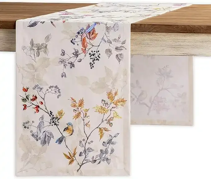 72″ Table Runner – Equinoxe – Beige