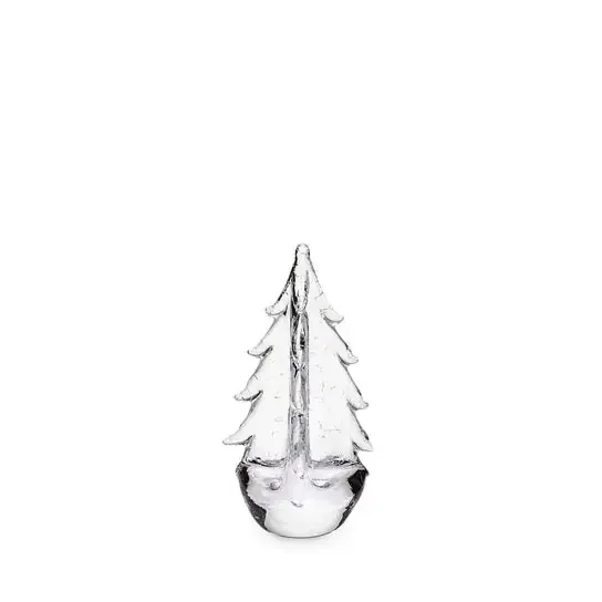 8″ Crackle Evergreen Tree – In Gift Box- Simon Pearce