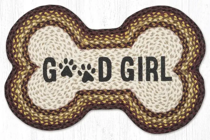 “Good Girl” Bone Rug