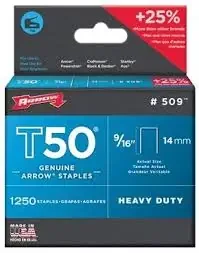 9/16″ Arrow T-50 Staples