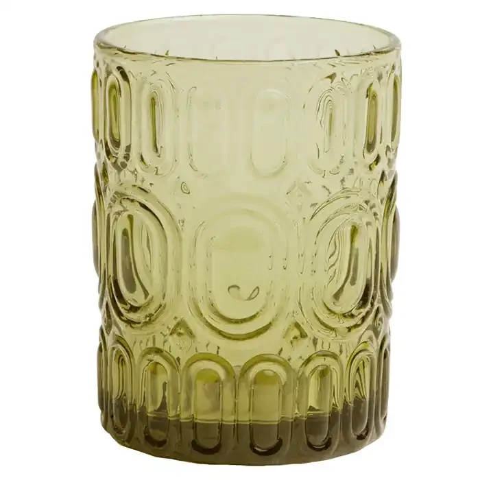 Aaron Hand Blown Tumbler Glasses Set/6 (Sage Green)