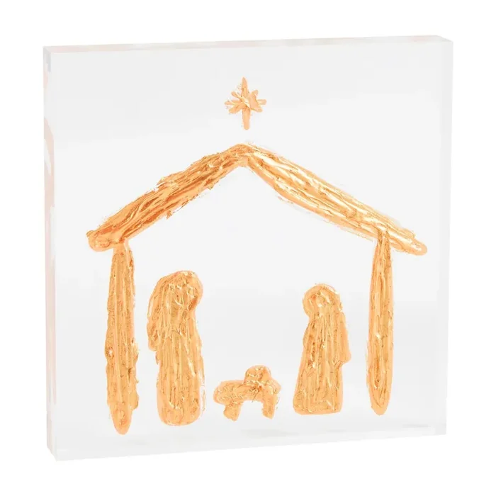 Acrylic Nativity Plaque