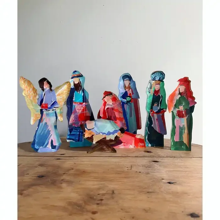 Acrylic Nativity Set Large – Lauren Dunn