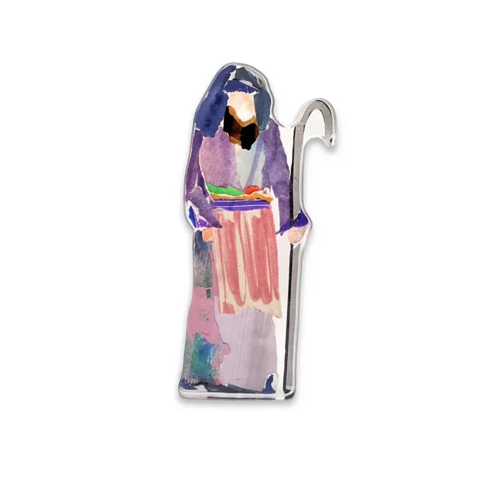 Acrylic Nativity Shepherd 2 Bitty – Lauren Dunn