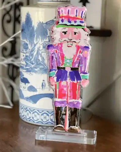Acrylic Nutcracker – Sir Bigsby – 13.5″ – Lauren Dunn