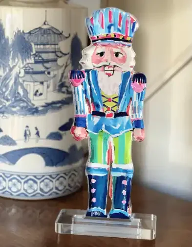 Acrylic Nutcracker – Sir Sebastian – 13.5″ – Lauren Dunn