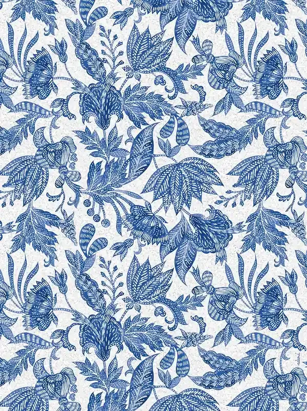 Adama Vinyl Floor Mats/Rugs (Indigo_A)