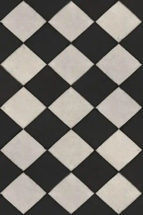 Adama Vinyl Floor Rug (Class Black)