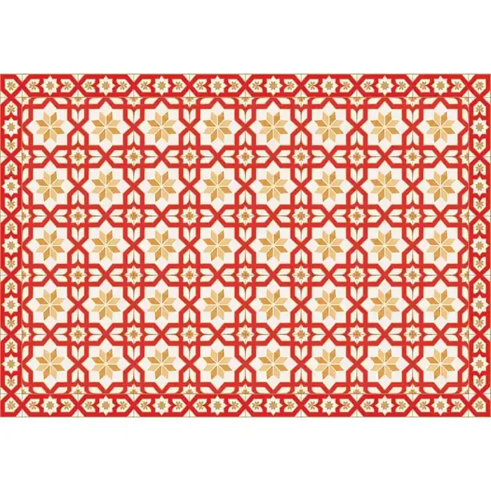 Adama Vinyl Rectangle Placemats Set/4 (Sparkle_R)