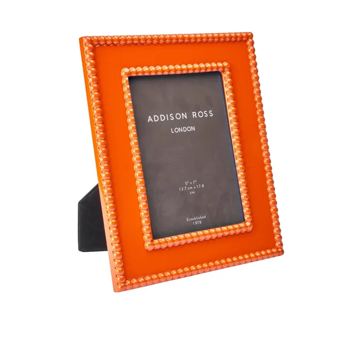 Addison Ross Bobbin Orange Lacquer Frame (5×7)
