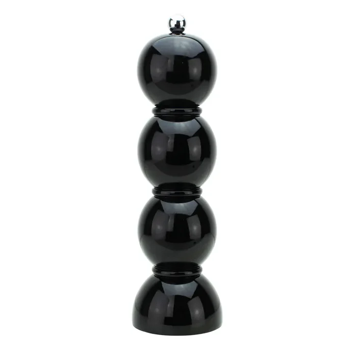 Addison Ross Lacquer Bobbin Salt/Pepper Mill Grinder (Black)