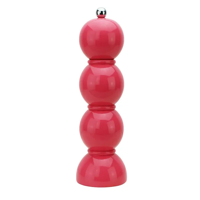 Addison Ross Lacquer Bobbin Salt/Pepper Mill Grinder (Watermelon Pink)