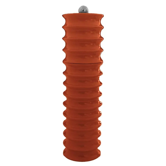 Addison Ross Lacquer Twister Salt & Pepper Grinder (Orange)