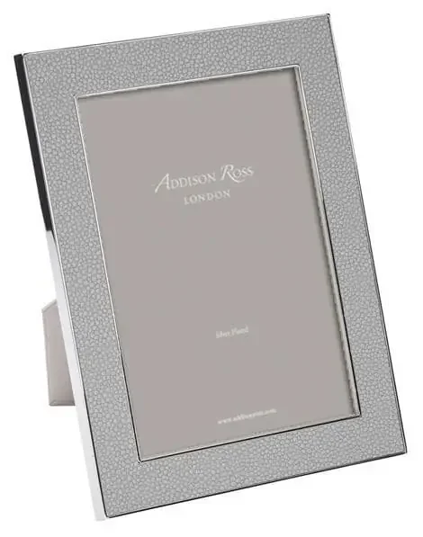 Addison Ross Shagreen Grey Picture Frame