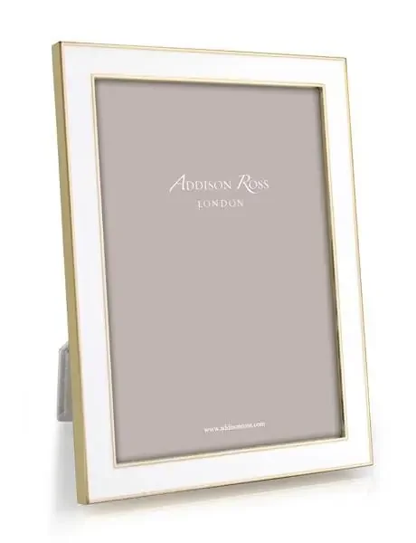Addison Ross White Gold Plate Enamel Frame