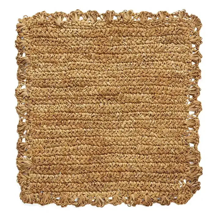 Amelia Natural Sisal Placemats Set Of 4 (Square)