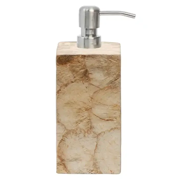 Andria Smoked Capiz Shell Soap Pump, XL