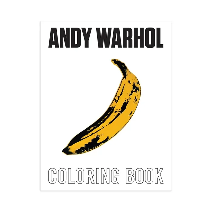 Andy Warhol Coloring Book 32 Perforated Page Pop Artists Greatest Hits Colouring Page