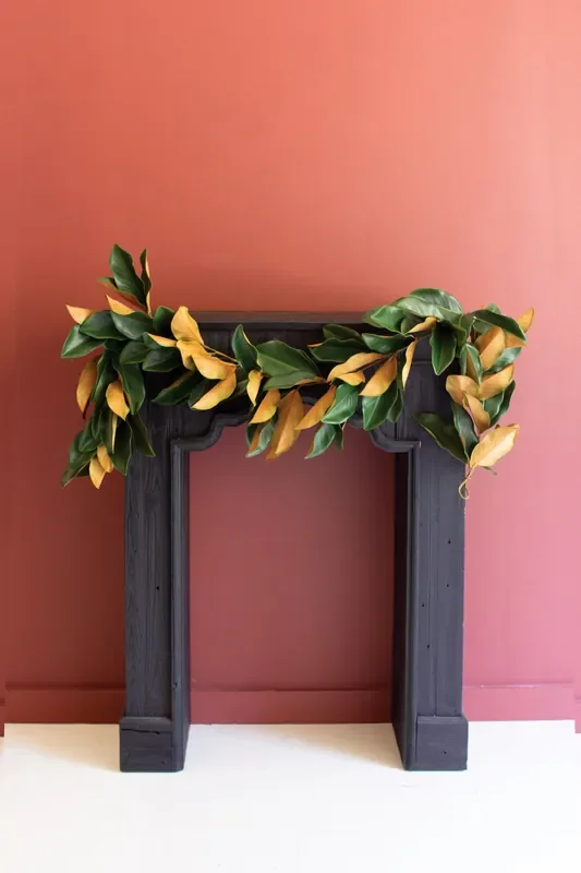 Artificial Magnolia Leaf Garland