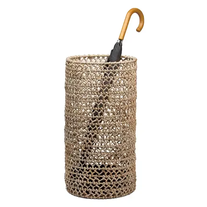 Arue Bleached Banana Bark Umbrella Stand