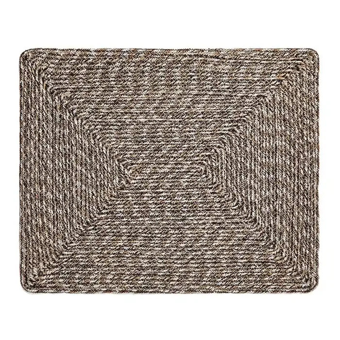 Atticus Jute Espresso Placemat Set/4 (Rectangle)