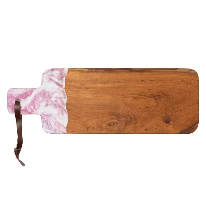 Austin PinkSwirled Serving Board-22×7.5
