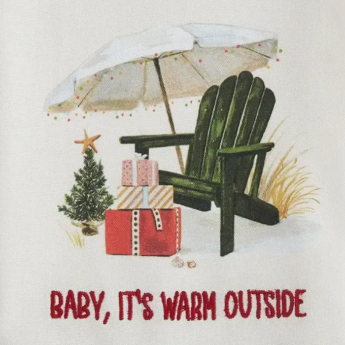 Baby It‘s Warm Outside Dishtowel