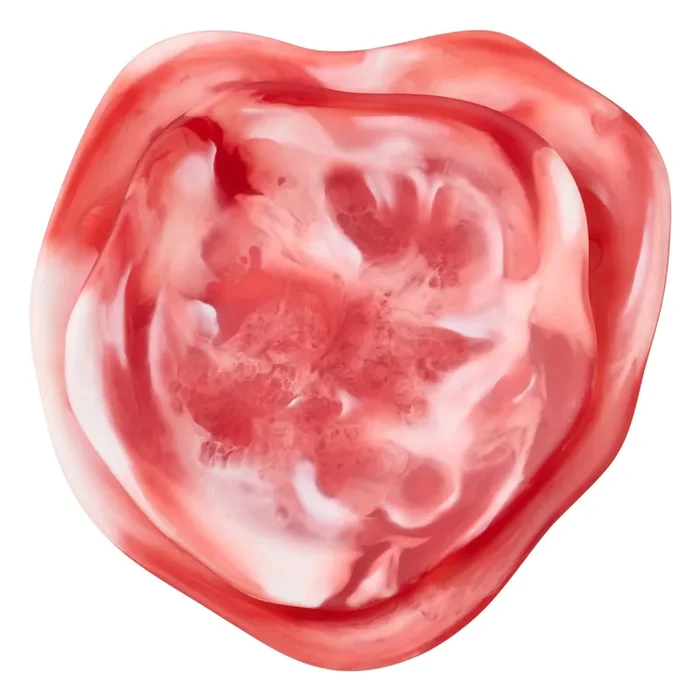 Beatrix Berry Swirled Serving Trays Set of 2