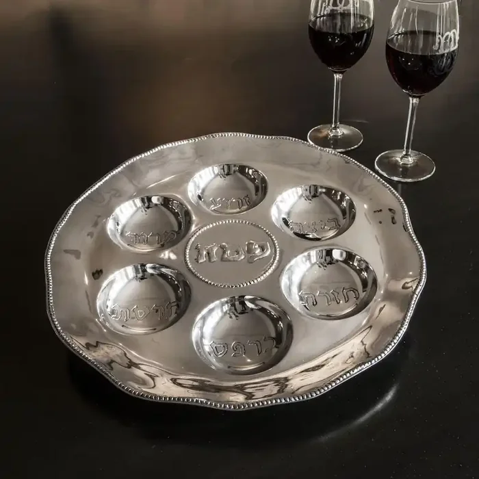 Beatriz Ball Seder Plate with Pearls