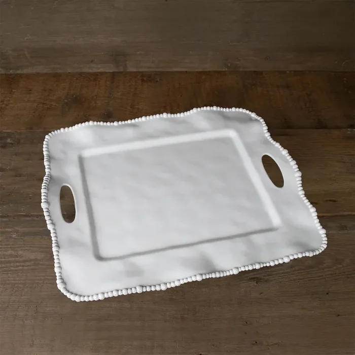 Beatriz Ball Vida Alegria Melamine Rectangular Tray with Handles