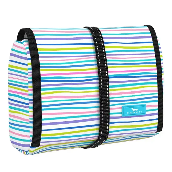 Beauty Burrito Hanging Toiletry Bag in Silly Spring