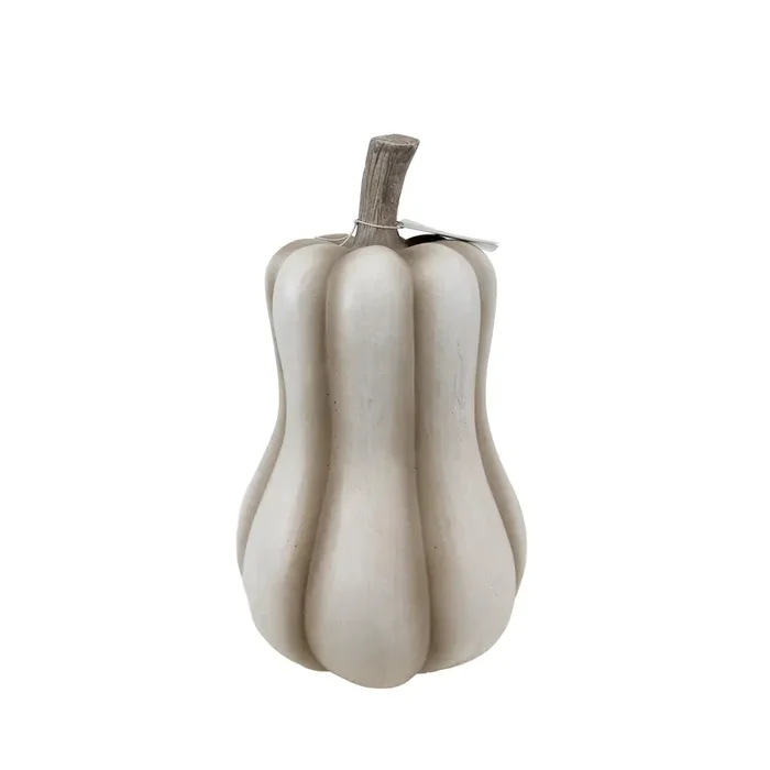 Becki Owens Cream-Colored Decorative Elongated Pumpkin