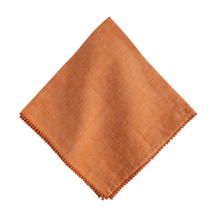 Berry Trim Napkin – Persimmon