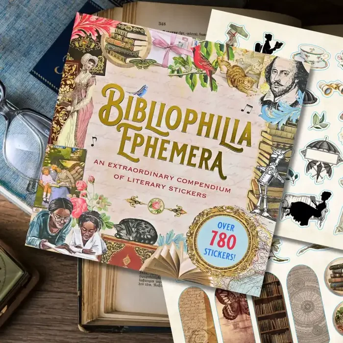 Bibliophilia Ephemera Sticker Book An Enchanting Book Lovers‘ Sticker Book Over 780 Decals