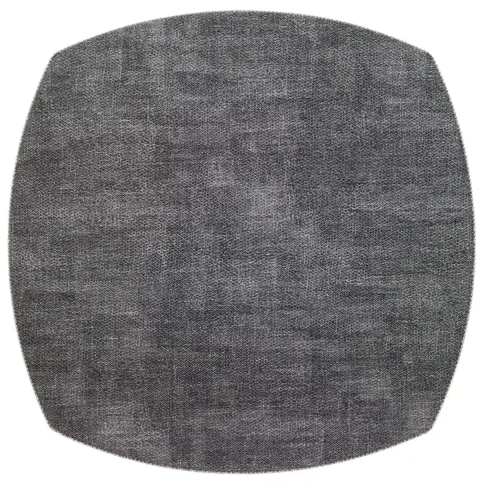 Bodrum Allure Elliptic Square Placemats (Smoke) Set/4