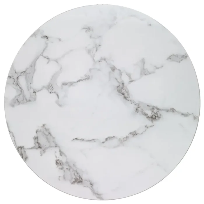 Bodrum Pietra Vinyl Round Placemats (Dove) Set/4