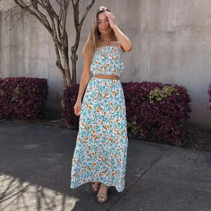 Bonnie Maxi Skirt • Garden Vine